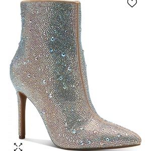 International Concepts Ivory sparkle Reisa Bootie Size 8.5 NWB